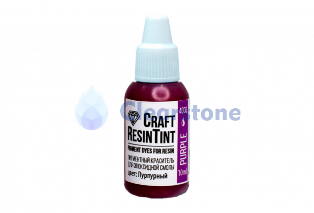 Краситель для смолы и полимеров CraftResinTint, Пурпурный-фиолетовый, 10мл