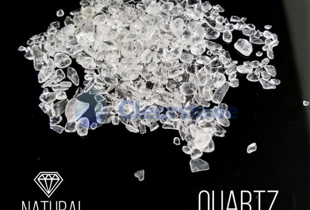 Купить Натуральный кварц мелкий Quartz Chips, 3-5мм, 100гр от 110 р. 