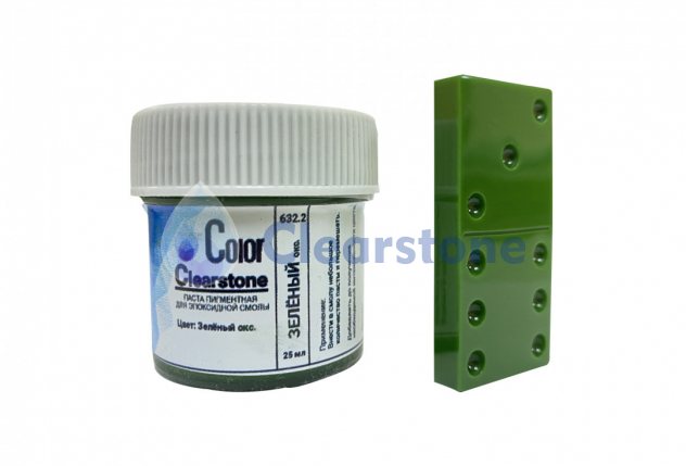 Паста для эпоксидной смолы Clearstone Color, Зеленый оксидный (25мл) от 190 р. от производителя